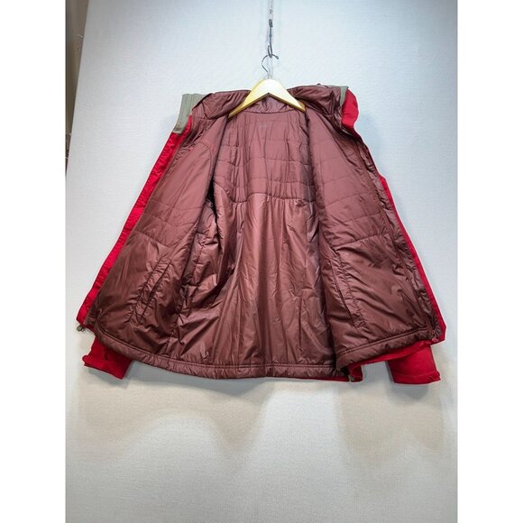 Merrell Mens Opti-Shell Opti-Warm Insulated Coat Long Sleeve Size L Red Full Zip - Picture 3 of 14